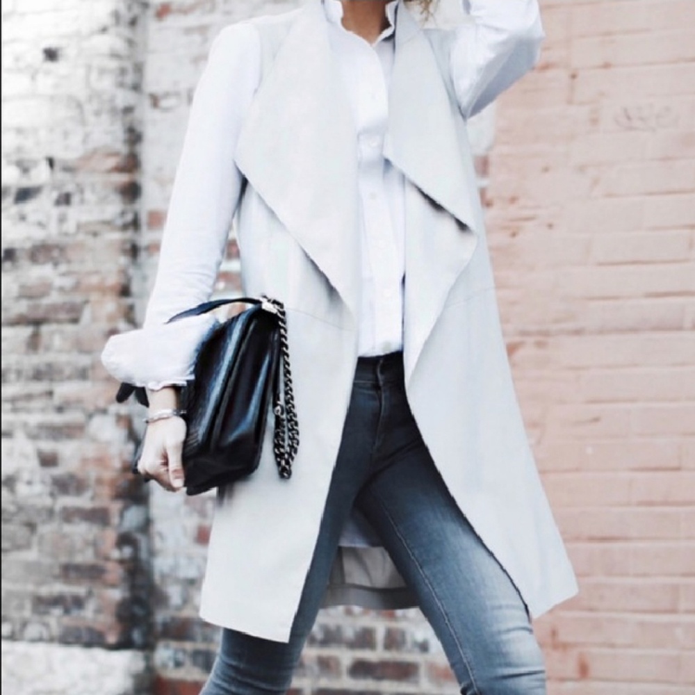 Vince leather vest